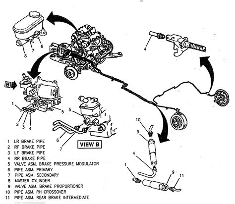 pontiac montana 2001 brake box junction box brake line diagram|2004 Pontiac Montana 3.4L Brake Lines .